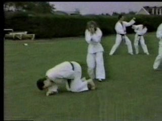 karateka got kicked in the balls